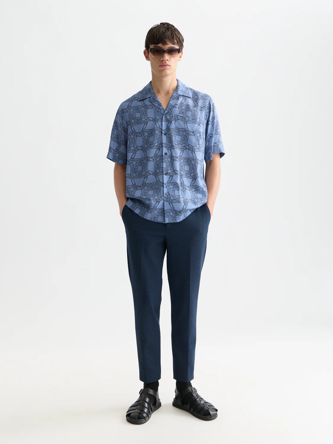 Finch yarn-dyed jersey tapered jogger - Image 8