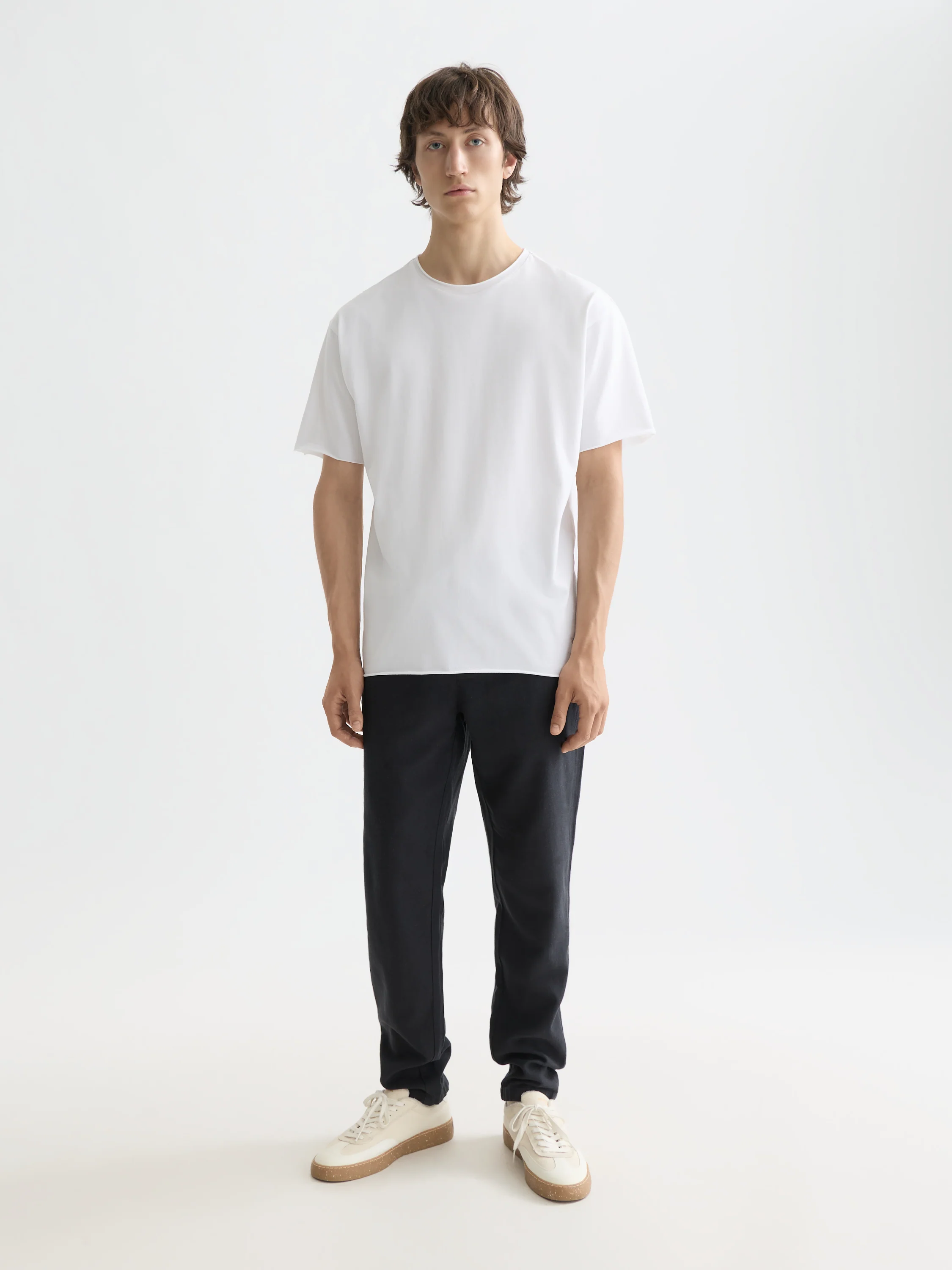 Essentials raw-edged relaxed-fit T-shirt - Image 2