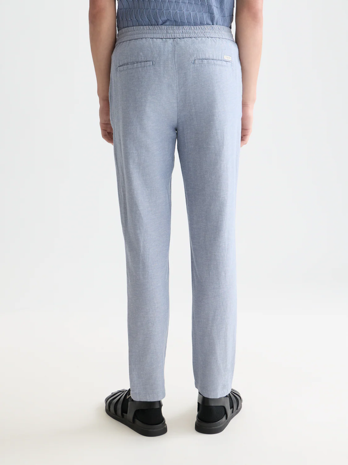 Seasonal Essentials Warren cotton-linen twill jogger - Image 4