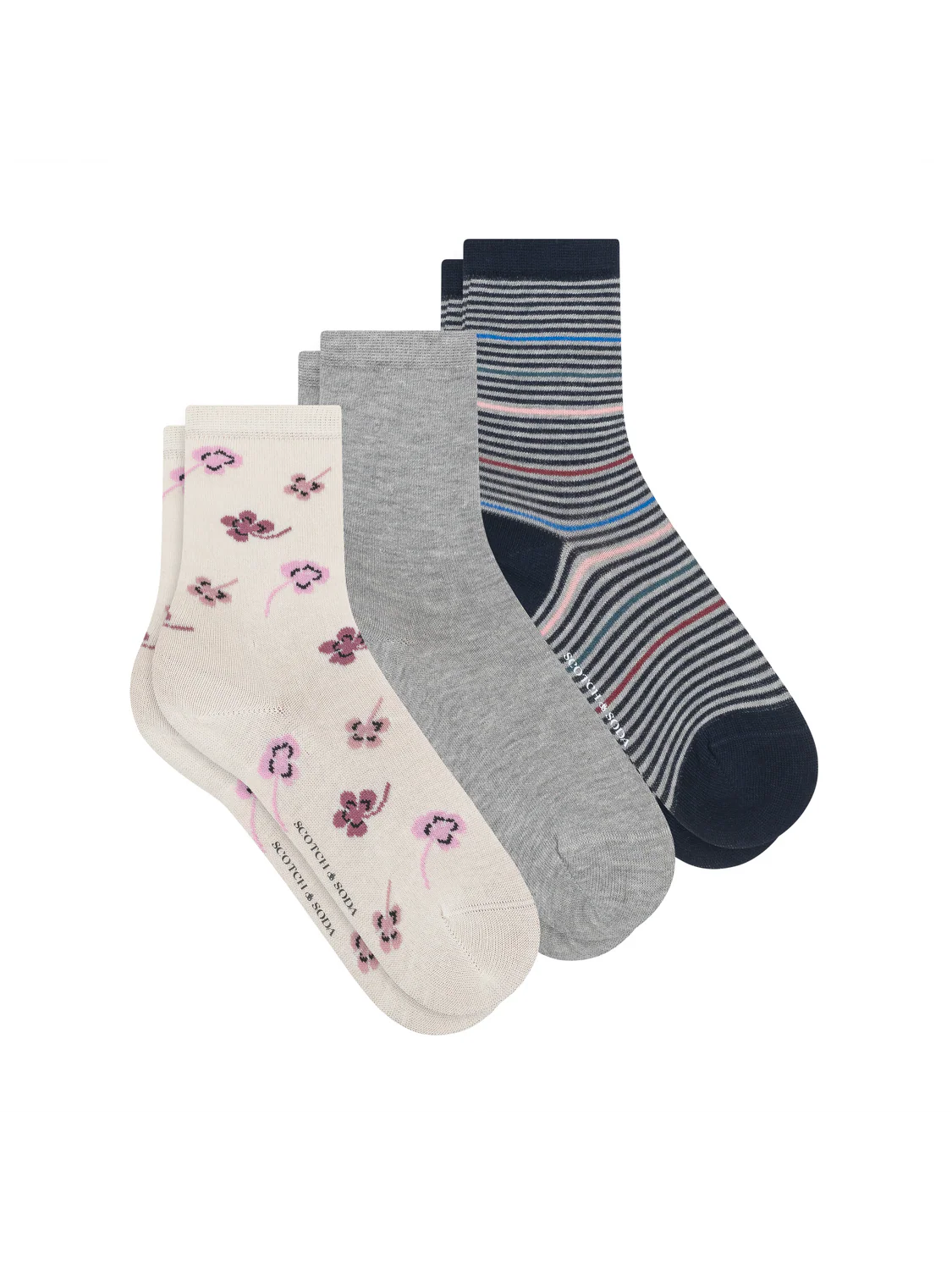 3PACK GIRLS NON TERRY CREW - Image 2