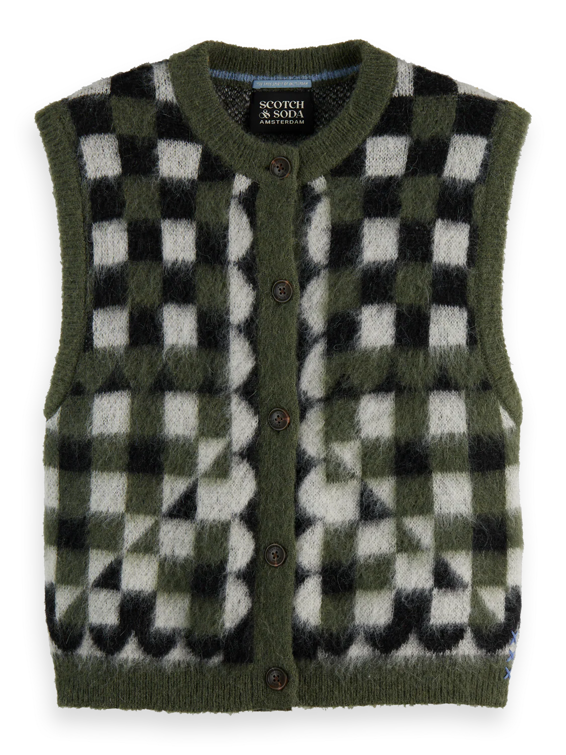 Fuzzy jacquard spencer - Image 5