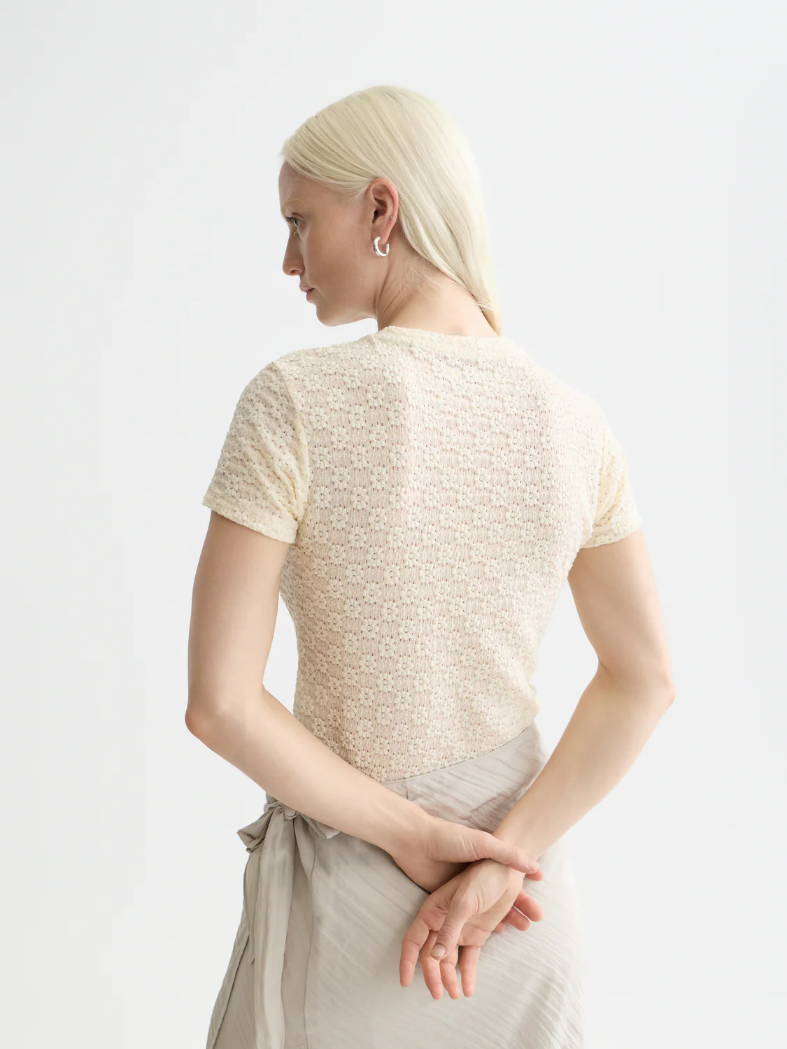 Open structure slim T-shirt - Image 4