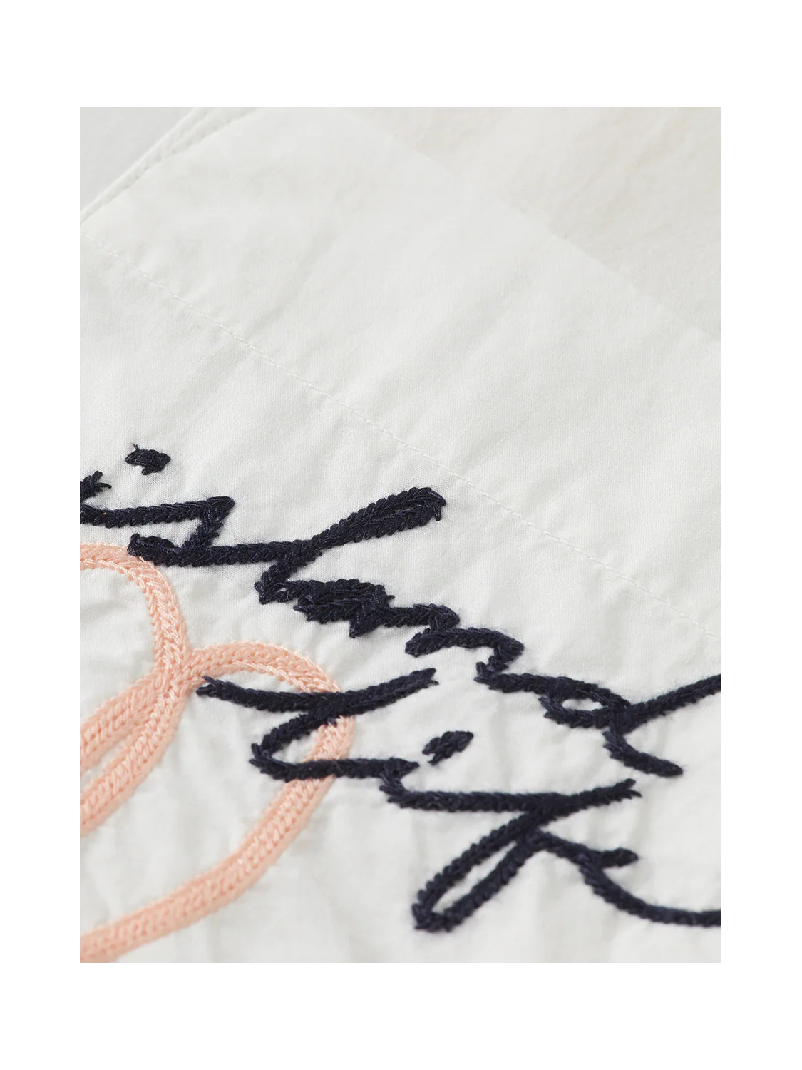 Embroidered poplin shirt - Image 7