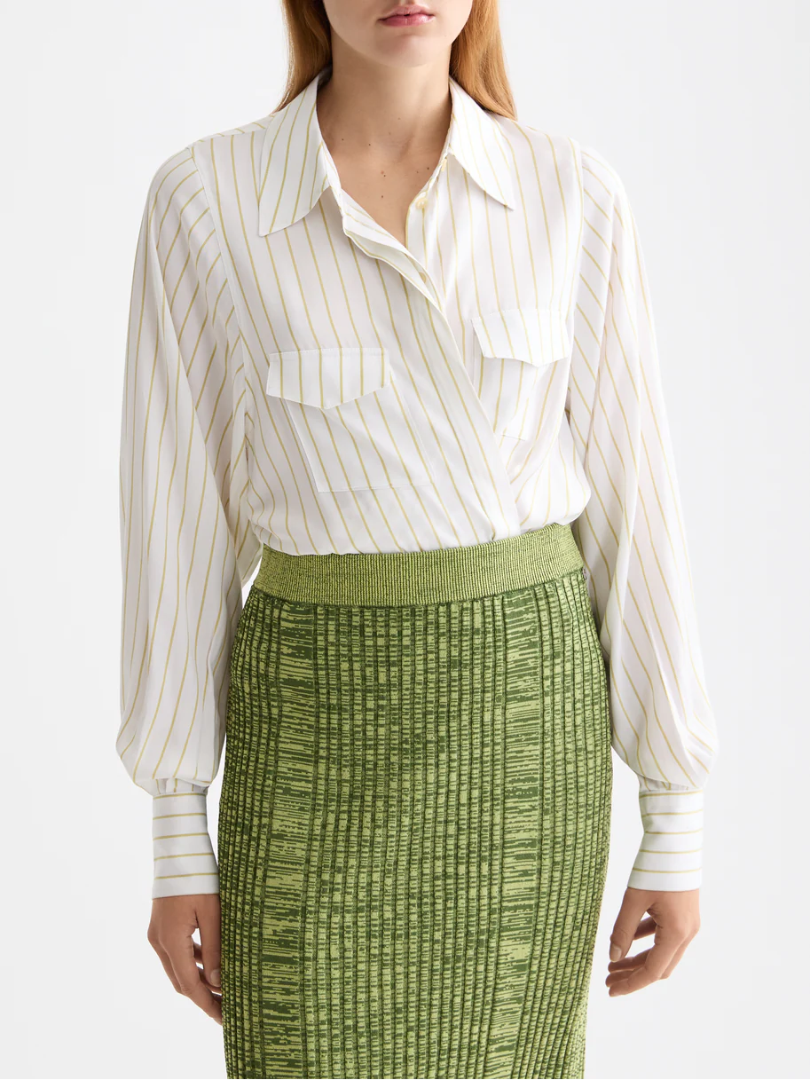 Striped pocket shirt