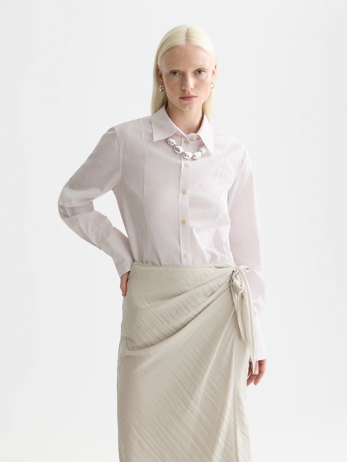 Regular poplin shirt