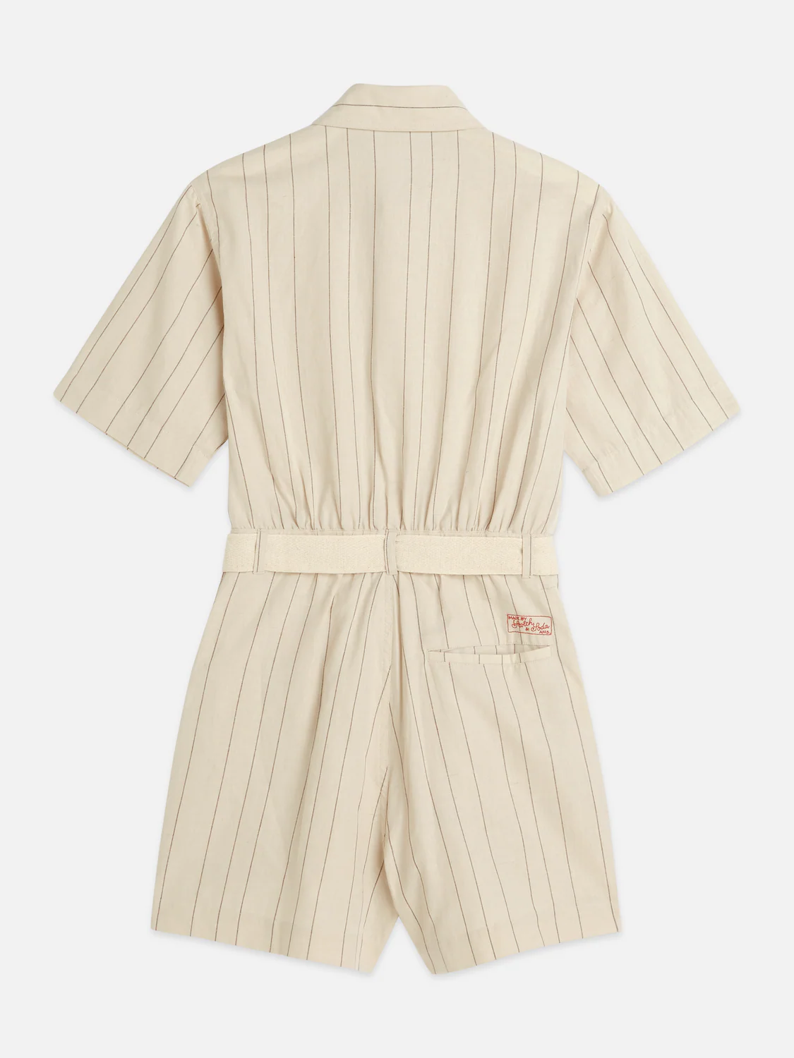 Feminine cotton-linen playsuit - Image 6