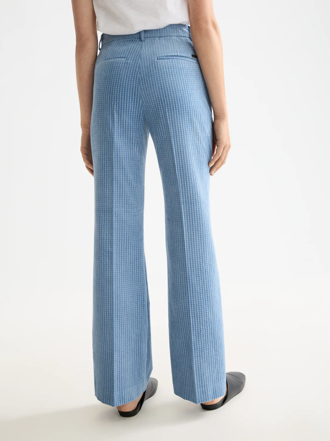 Violet high rise flare leg corduroy pant - Image 4