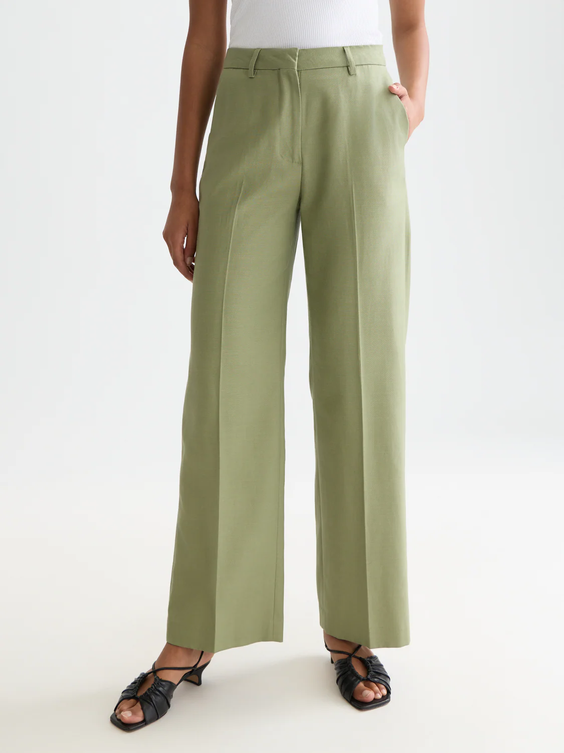 Edie High rise wide leg pants - Image 9